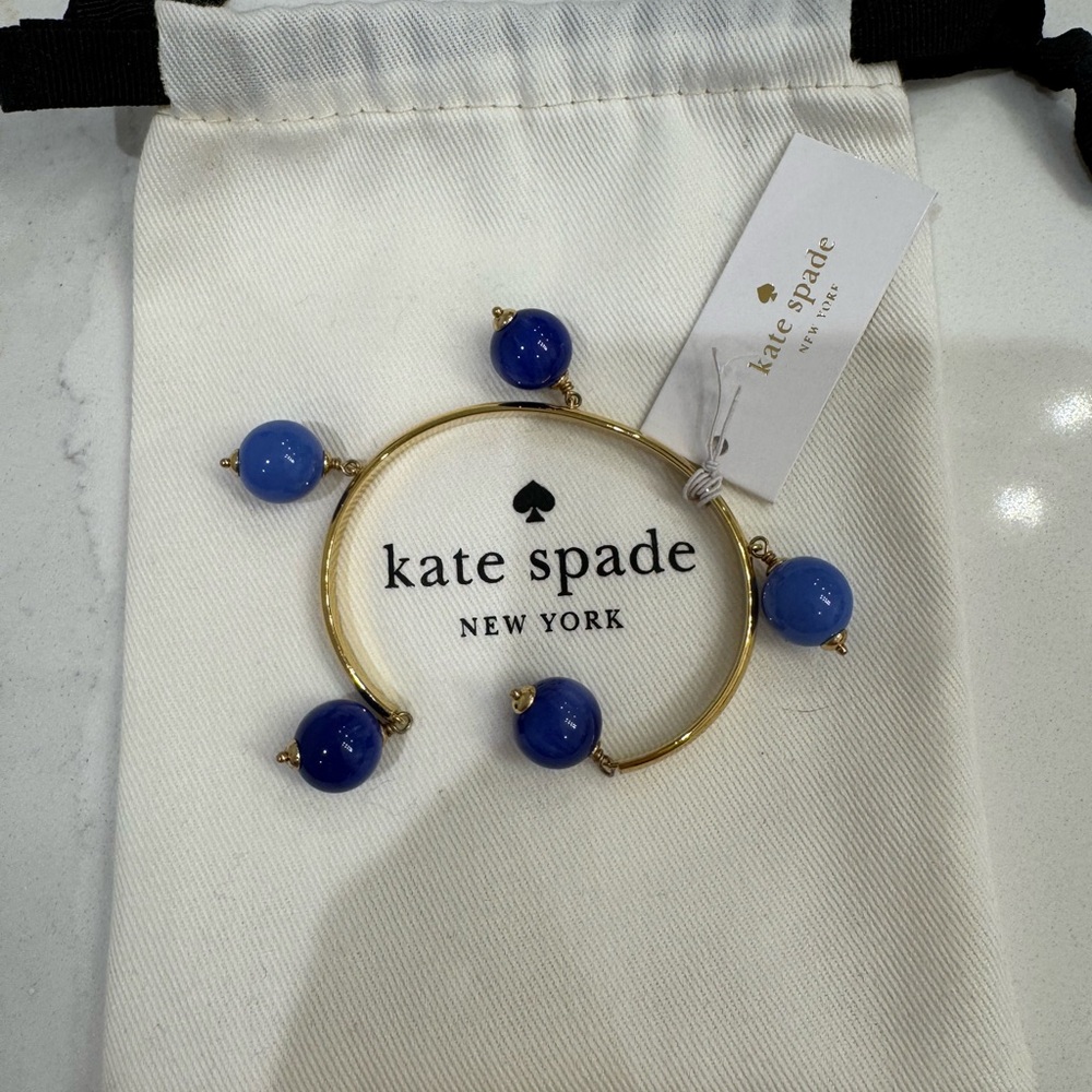 NWT Kate Space Second Nature Blue Cuff Bracelet